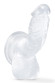 Прозрачный фаллоимитатор-реалистик Sparkle - 16,5 см. Прозрачный фаллоимитатор-реалистик Sparkle - 16,5 см.