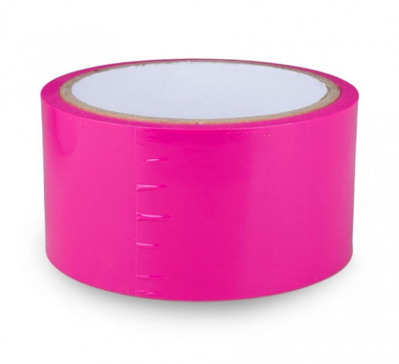 Ярко-розовая лента для бондажа Easytoys Bondage Tape - 20 м. Ярко-розовая лента для бондажа Easytoys Bondage Tape - 20 м.
