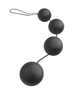 Анальная цепочка из 4 шариков Deluxe Vibro Balls Анальная цепочка из 4 шариков Deluxe Vibro Balls