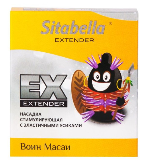 Стимулирующая насадка Sitabella Extender Воин Масаи Стимулирующая насадка Sitabella Extender Воин Масаи