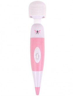 Бело-розовый, работающий от USB вибромассажёр Pixey Wand Pink Edition - 32 см. Бело-розовый, работающий от USB вибромассажёр Pixey Wand Pink Edition - 32 см.