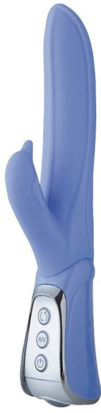 Голубой вибратор VIBE THERAPY EXHILARATION - 23,5 см. Голубой вибратор VIBE THERAPY EXHILARATION - 23,5 см.
