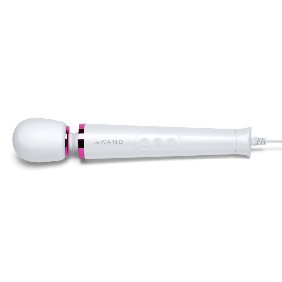 Белый проводной вибратор Le Wand Petite Vibrating Massager - 25 см. Белый проводной вибратор Le Wand Petite Vibrating Massager - 25 см.