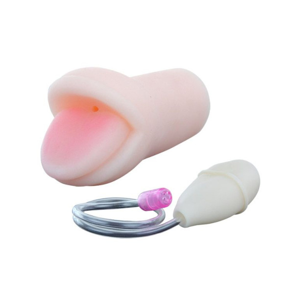 Мастурбатор с грушей Oral Sex Мастурбатор с грушей Oral Sex