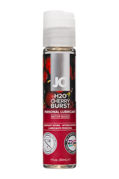 Ароматизированный лубрикант JO Flavored Cherry - 30 мл. Ароматизированный лубрикант JO Flavored Cherry - 30 мл.