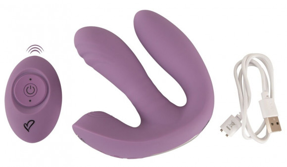 Фиолетовый тройной вибратор MIREVA RC Triple Hands-Free Vibrator Фиолетовый тройной вибратор MIREVA RC Triple Hands-Free Vibrator