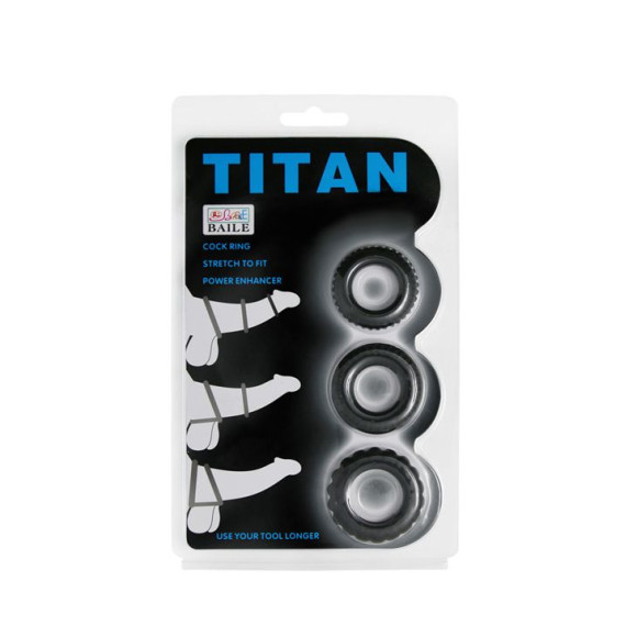 Набор Titan из 3 эрекционных колец, имитирующих автомобильные шины Набор Titan из 3 эрекционных колец, имитирующих автомобильные шины
