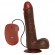 Коричневый вибратор REALISTIC VIBRATOR REAL RAPTURE BROWN - 25,5 см. Коричневый вибратор REALISTIC VIBRATOR REAL RAPTURE BROWN - 25,5 см.