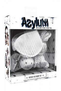 Набор Asylum Patient Restraint Kit: кляп, маска и веревка-фиксация Набор Asylum Patient Restraint Kit: кляп, маска и веревка-фиксация