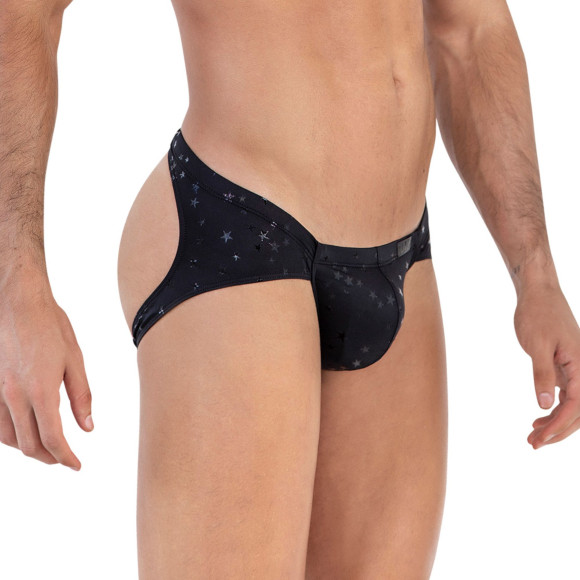 Черные трусы-джоки со звездочками Illusion Jockstrap Черные трусы-джоки со звездочками Illusion Jockstrap