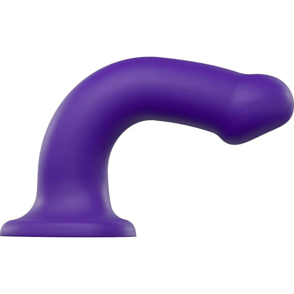 Фиолетовый фаллоимитатор-насадка Strap-On-Me Dildo Dual Density size L - 19 см. Фиолетовый фаллоимитатор-насадка Strap-On-Me Dildo Dual Density size L - 19 см.