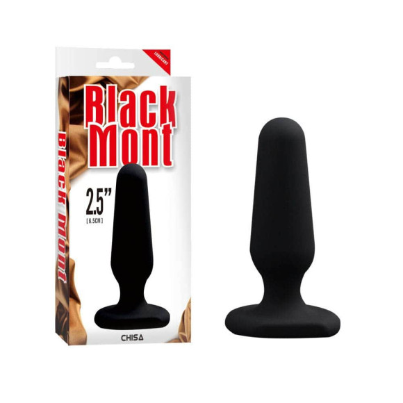 Черная анальная пробка S Silicone Plug - 7,3 см. Черная анальная пробка S Silicone Plug - 7,3 см.