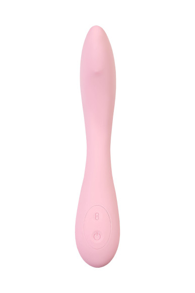 Розовый G-вибратор со стимулирующим шариком Mitzi - 21 см. Розовый G-вибратор со стимулирующим шариком Mitzi - 21 см.