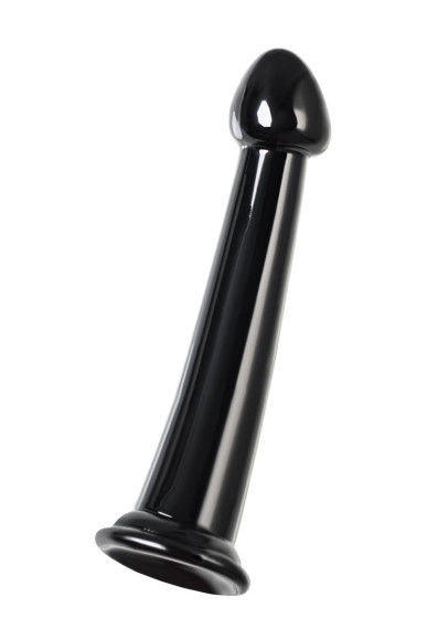 Черный фаллоимитатор Jelly Dildo M - 18 см. Черный фаллоимитатор Jelly Dildo M - 18 см.