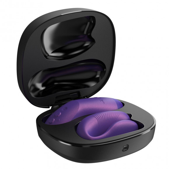 Фиолетовый вибратор для пар We-Vibe Chorus Pro