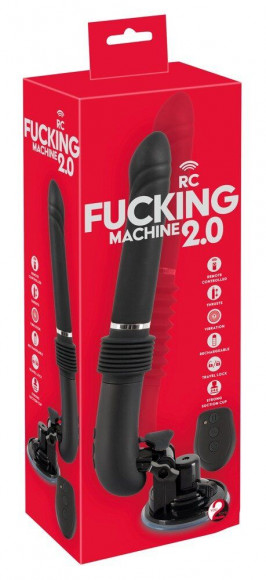 Черная секс-машина с пультом ДУ RC Fucking Machine 2.0 Черная секс-машина с пультом ДУ RC Fucking Machine 2.0