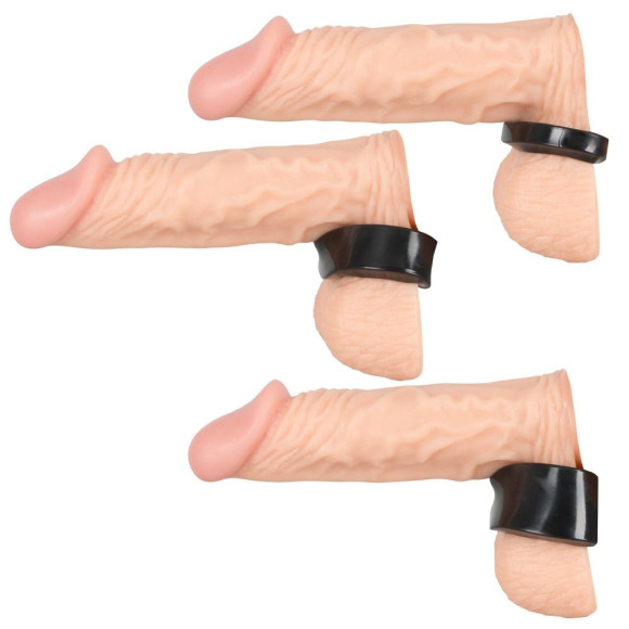 Набор из 3 колец для утяжки мошонки Rebel Ball Stretching Kit Набор из 3 колец для утяжки мошонки Rebel Ball Stretching Kit