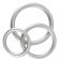 Набор из 3 эрекционных колец под металл Metallic Silicone Cock Ring Set Набор из 3 эрекционных колец под металл Metallic Silicone Cock Ring Set