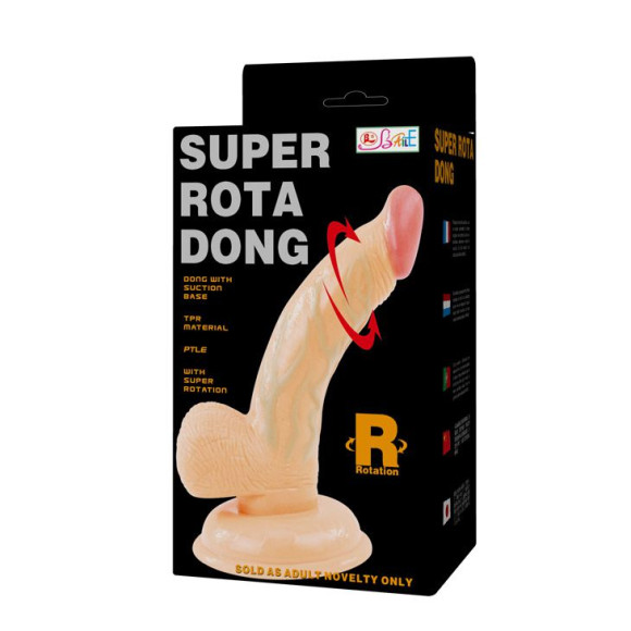 Ротатор-реалистик на присоске Super Rota Dong - 15,5 см. Ротатор-реалистик на присоске Super Rota Dong - 15,5 см.