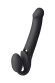 Черный безремневой вибрострапон Vibrating Bendable Strap-On - size L Черный безремневой вибрострапон Vibrating Bendable Strap-On - size L