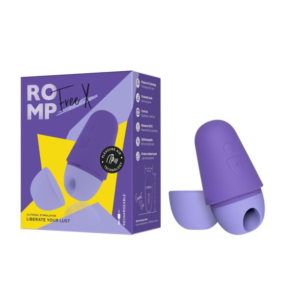 Бесконтактный клиторальный стимулятор Romp Free X Бесконтактный клиторальный стимулятор Romp Free X