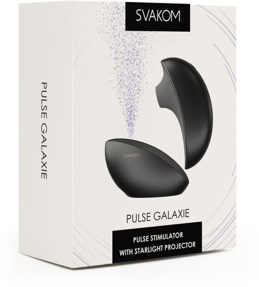 Черный вакуум-волновой стимулятор Pulse Galaxie с проекцией звёздного неба Черный вакуум-волновой стимулятор Pulse Galaxie с проекцией звёздного неба