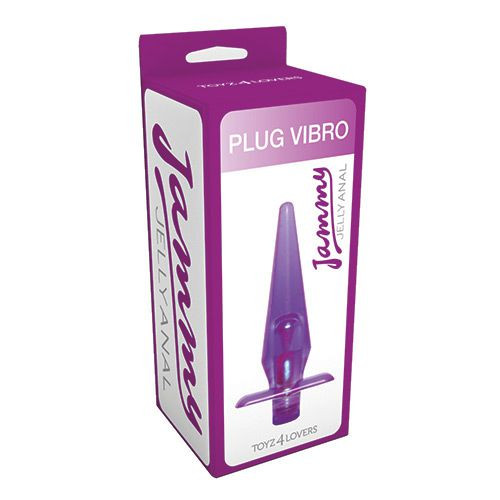 Фиолетовая анальная пробка с вибрацией JAMMY JELLY VIBRATING ANAL PLUG - 11,5 см. Фиолетовая анальная пробка с вибрацией JAMMY JELLY VIBRATING ANAL PLUG - 11,5 см.