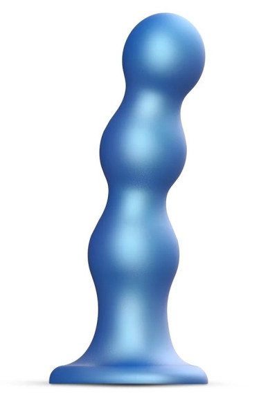 Голубая насадка Strap-On-Me Dildo Plug Balls size L Голубая насадка Strap-On-Me Dildo Plug Balls size L