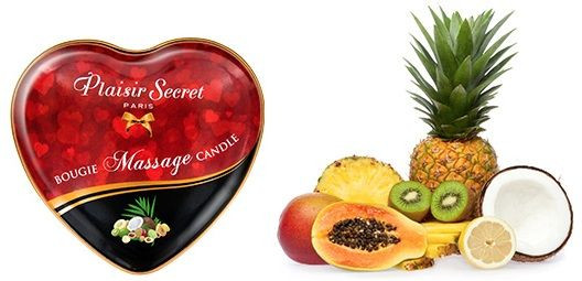 Массажная свеча с ароматом экзотических фруктов Bougie Massage Candle - 35 мл. Массажная свеча с ароматом экзотических фруктов Bougie Massage Candle - 35 мл.