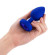 Синяя вибропробка Vibrating Jewel Plug L/XL - 11 см. Синяя вибропробка Vibrating Jewel Plug L/XL - 11 см.