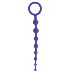 Фиолетовая силиконовая цепочка Booty Call X-10 Beads Фиолетовая силиконовая цепочка Booty Call X-10 Beads