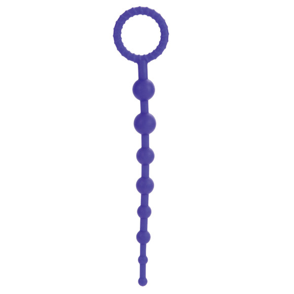 Фиолетовая силиконовая цепочка Booty Call X-10 Beads Фиолетовая силиконовая цепочка Booty Call X-10 Beads