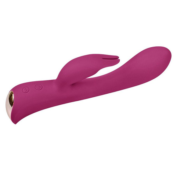 Бордовый вибромассажер-кролик 5 Silicone Bunny Love - 19,1 см. Бордовый вибромассажер-кролик 5 Silicone Bunny Love - 19,1 см.