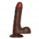 Коричневый фаллоимитатор REALISTIC DILDO REAL RAPTURE на подошве-присоске - 20,5 см. Коричневый фаллоимитатор REALISTIC DILDO REAL RAPTURE на подошве-присоске - 20,5 см.