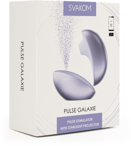 Сиреневый вакуум-волновой стимулятор Pulse Galaxie с проекцией звёздного неба Сиреневый вакуум-волновой стимулятор Pulse Galaxie с проекцией звёздного неба
