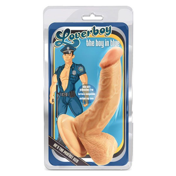 Телесный фаллоимитатор The Boy in Blue - 16,5 см. Телесный фаллоимитатор The Boy in Blue - 16,5 см.