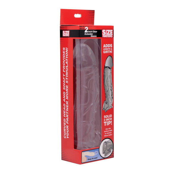 Прозрачная насадка для увеличения члена 2 Inch Clear Extender Sleeve Прозрачная насадка для увеличения члена 2 Inch Clear Extender Sleeve