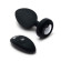 Черная вибропробка Vibrating Jewel Plug XXL - 12 см. Черная вибропробка Vibrating Jewel Plug XXL - 12 см.