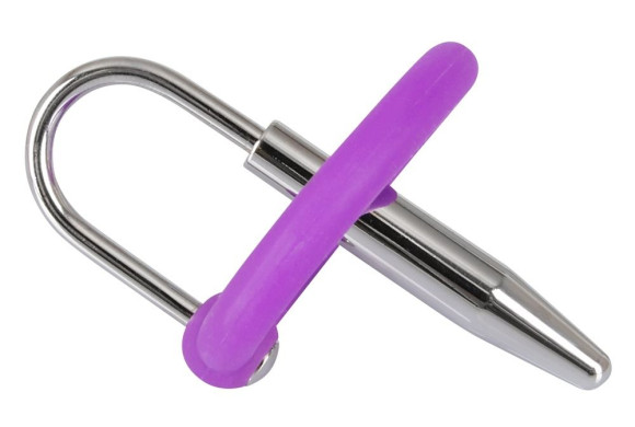 Уретральный плаг с силиконовым кольцом под головку Penis Plug Уретральный плаг с силиконовым кольцом под головку Penis Plug