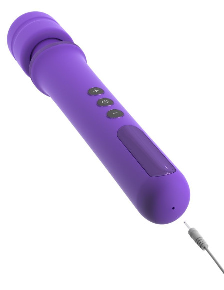 Фиолетовый вибромассажер Rechargeable Power Wand Фиолетовый вибромассажер Rechargeable Power Wand