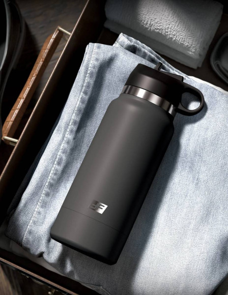 Серый мастурбатор в виде бутылки F*ck Flask Серый мастурбатор в виде бутылки F*ck Flask