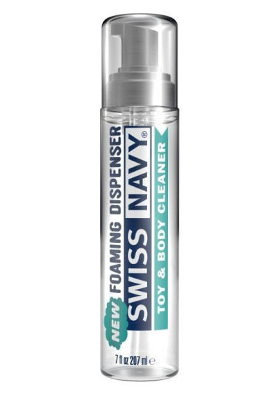Очищающая пенка для игрушек и тела Swiss Navy Toy & Body Cleaner Foamer - 207 мл. Очищающая пенка для игрушек и тела Swiss Navy Toy & Body Cleaner Foamer - 207 мл.