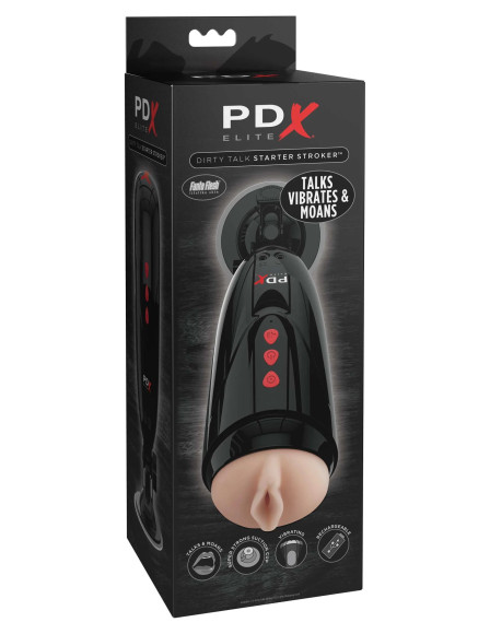 Мастурбатор-вагина с вибрацией Dirty Talk Starter Stroker Мастурбатор-вагина с вибрацией Dirty Talk Starter Stroker