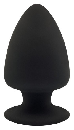 Черная анальная втулка Premium Silicone Plug M - 11 см. Черная анальная втулка Premium Silicone Plug M - 11 см.