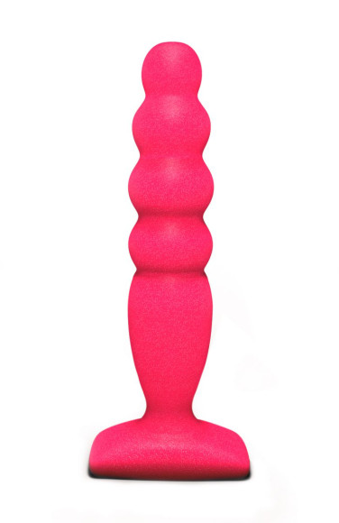 Розовый анальный стимулятор Large Bubble Plug - 14,5 см. Розовый анальный стимулятор Large Bubble Plug - 14,5 см.