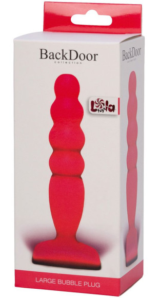 Розовый анальный стимулятор Large Bubble Plug - 14,5 см. Розовый анальный стимулятор Large Bubble Plug - 14,5 см.