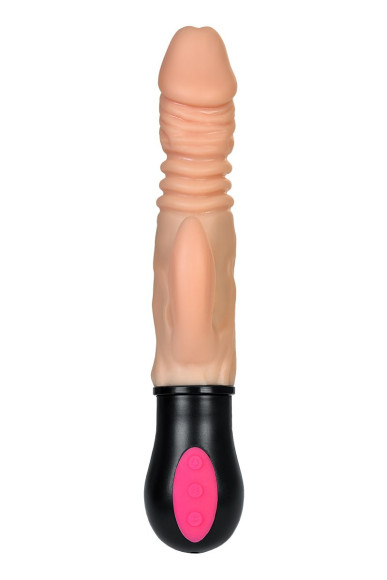 Реалистичный вибратор A-Toys с функцией Up-Down - 24,2 см. Реалистичный вибратор A-Toys с функцией Up-Down - 24,2 см.