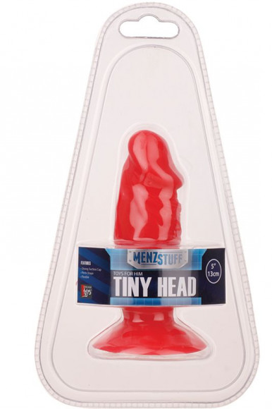 Красный анальный фаллос MENZSTUFF TINY HEAD - 13 см. Красный анальный фаллос MENZSTUFF TINY HEAD - 13 см.