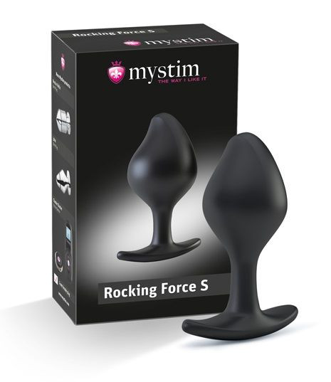 Анальная пробка Rocking Force S для электростимуляции - 9,5 см. Анальная пробка Rocking Force S для электростимуляции - 9,5 см.