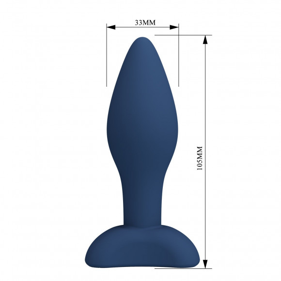 Синяя анальная пробка Bulb Plug - 10,5 см. Синяя анальная пробка Bulb Plug - 10,5 см.